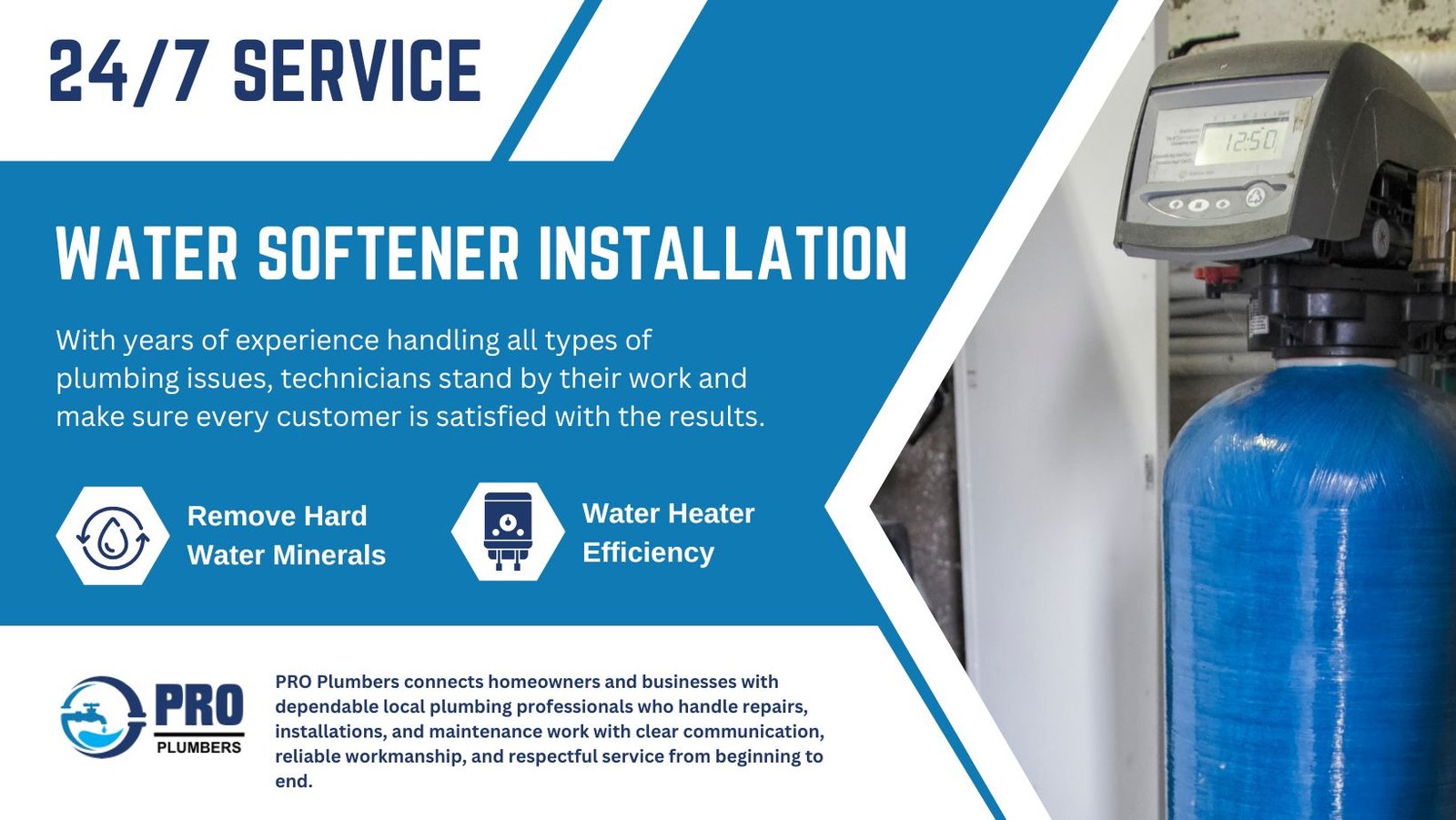 Water softener installation in Oceanside, CA