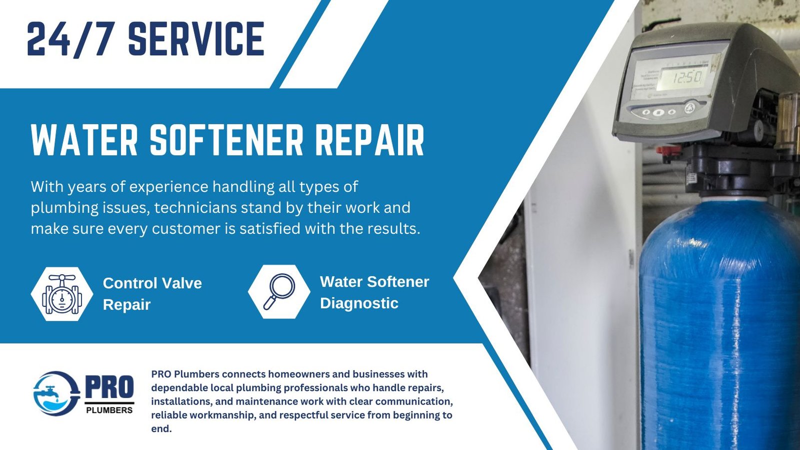 Water softener repair in Oceanside, CA